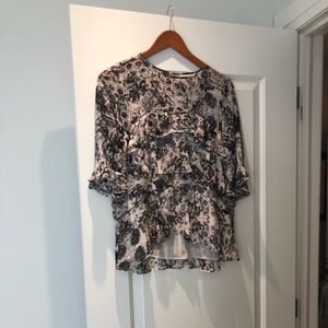 Rebecca Taylor Ruffle Blouse